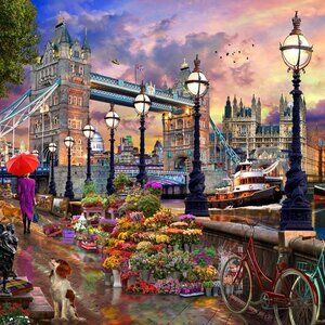 Jigsaw Puzzle | 1000 Pieces | London Stroll